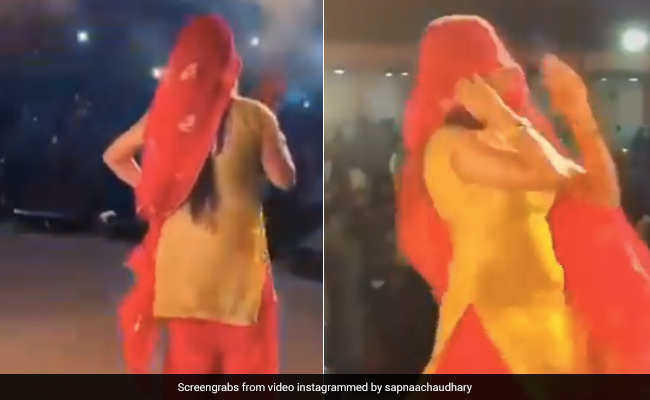 Sapna Choudhary Video: सपना चौधरी ने घूंघट ओढ़ हरियाणवी गाने पर किया डांस, देखें देसी क्वीन का वीडियो