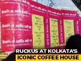 Video : "No Votes To BJP" Posters At Kolkata's Iconic Coffee House Torn Up