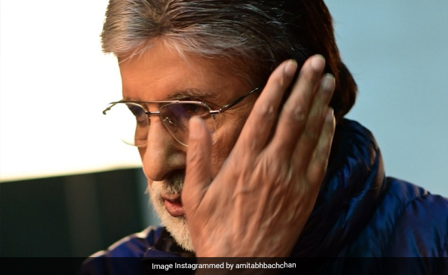 "I Am Without Sight But Sightless Not In My Path," Amitabh Bachchan Writes After His Eye Surgery