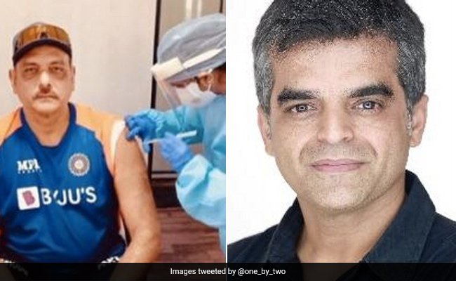 मशहूर स्टैंडअप कॉमेडियन ने कोरोना वैक्सीन लेते हुए Ravi Shastri की फोटो की ट्वीट, बोले- टीम के सीनियर सिटीजन...