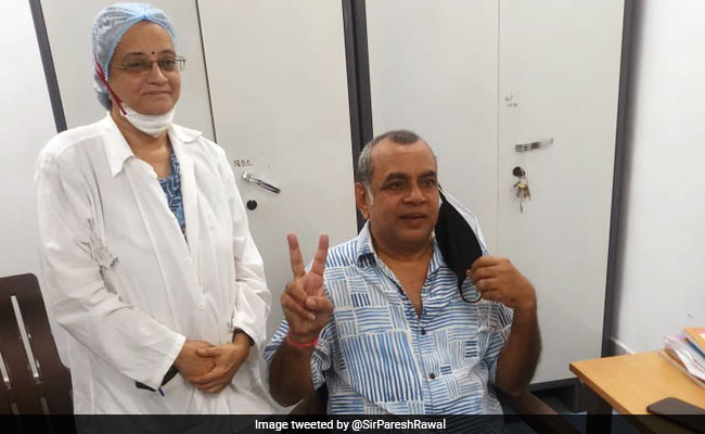 Actor-Politician Paresh Rawal Receives First Dose Of Covid Vaccine