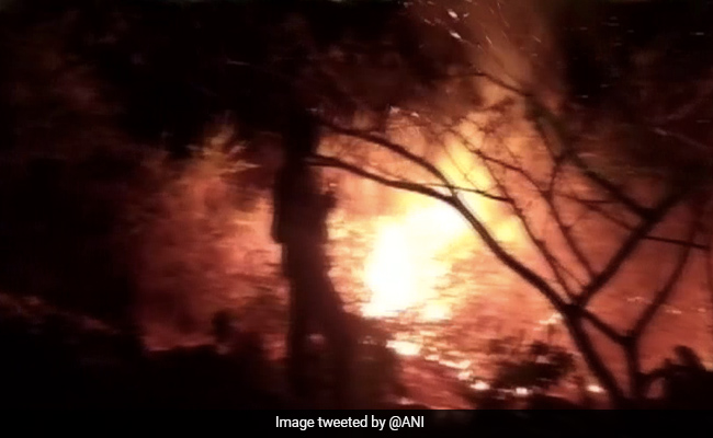 Fire Breaks Out At Karnataka's Bellandur Lake