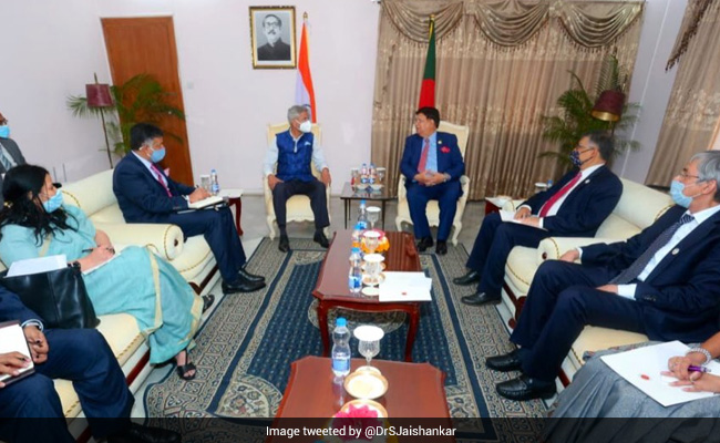 S Jaishankar Meets Bangladeshi Counterpart In Dhaka