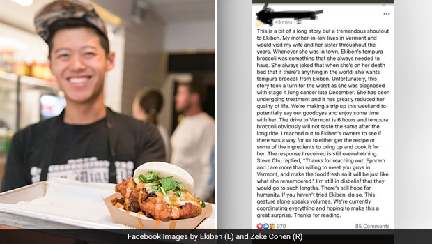 Restaurant Owner Drives 6 Hours To Cook Cancer Patient's Favourite Dish, See Viral Post