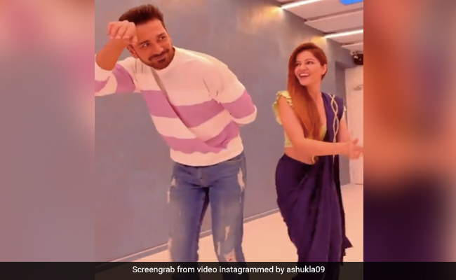 Rubina Dilaik संग Abhinav Shukla ने 'मरजानेया' सॉन्ग पर किया डांस, Video देख नेहा कक्कड़ बोलीं- Ohh God