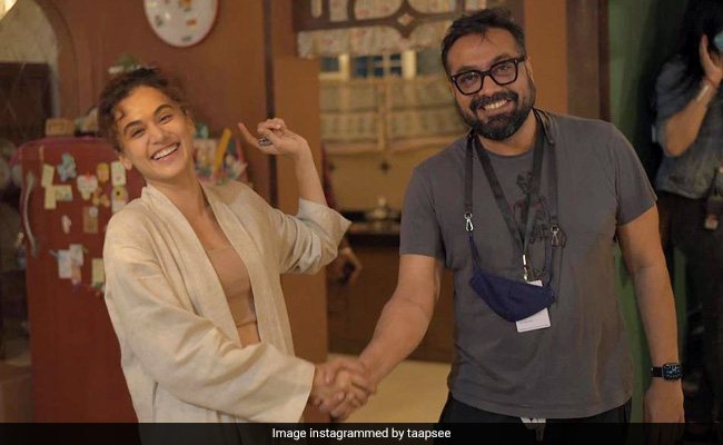 <i>Dobaaraa</i> Wraps. The Parting Note - A Bet Between Taapsee Pannu And Anurag Kashyap