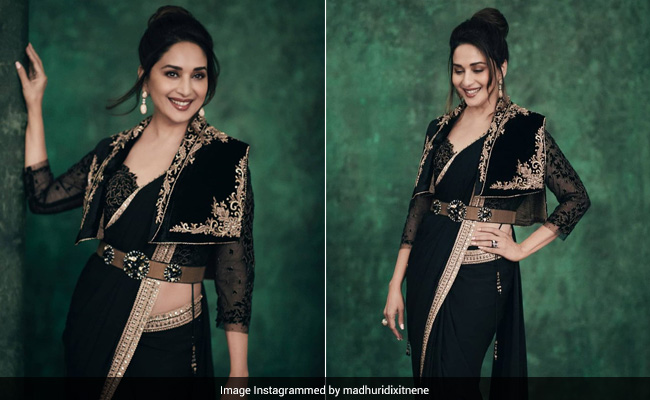 Madhuri Dixit Gives New Meaning To Sarees One Chic Look At A Time