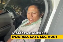 Leg Swollen, Says Mamata Banerjee After Being Pushed Leg Swollen, Says Mamata Banerjee After Being Pushed