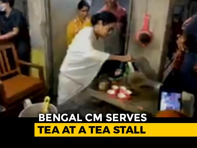 Watch: Mamata Banerjee Makes Tea At Campaign Stop In Bengal's Nandigram