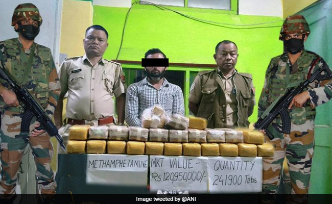 Meth Tablets Worth Over Rs 12 Crore Seized In Mizoram, 1 Arrested