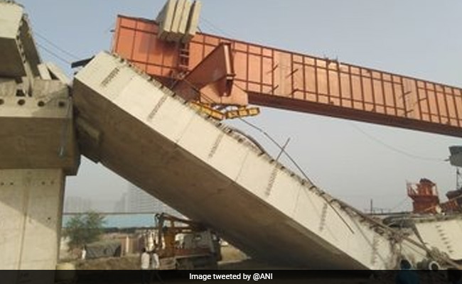 Under-Construction Flyover On Highway Collapses In Gurgaon, 3 Injured