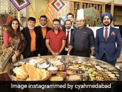 This 5-Ft Gujarati 'Cricket Thali' Featured Dishes Like Kohli Khaman, Dhoni Khichdi And More This 5-Ft Gujarati 'Cricket Thali' Featured Dishes Like Kohli Khaman, Dhoni Khichdi And More