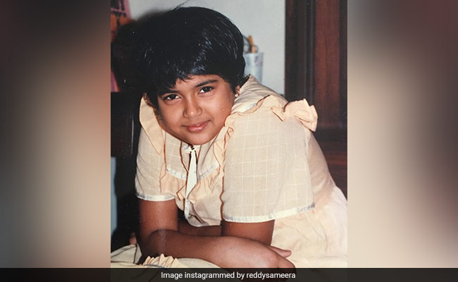 Sameera Reddy's Throwback To "When Her Best Frock And Boy Cut Were Her Superpowers"