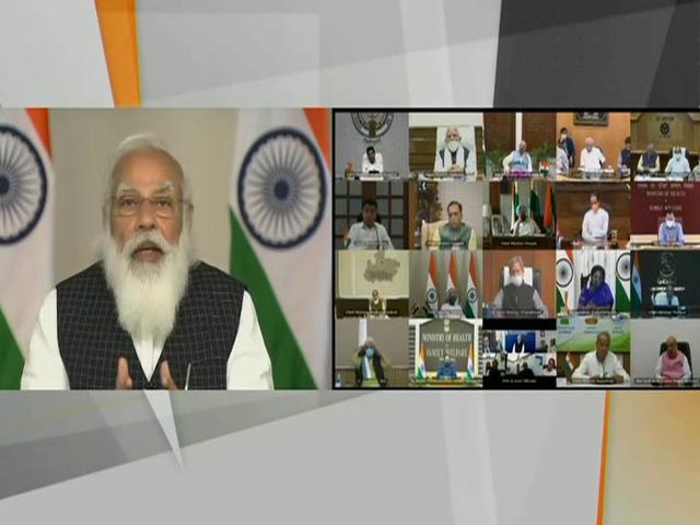 "Need To Stop Emerging 'Second Peak' Of Covid," PM Tells Chief Ministers