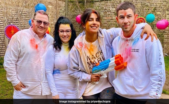 Holi 2021: Priyanka Chopra Celebrates With Husband Nick Jonas And Her In-Laws In London