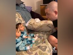 पिता को पहली बार गंजा देख पहचान नहीं पाए बच्चे, कुछ देर तक घूरने के बाद चीख-चीखकर लगे रोने - देखें मजेदार Video