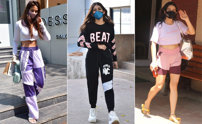 Disha Patani, Sara Ali Khan And Alaya Furniturewalla Up The Sporty Cool Quotient In The City