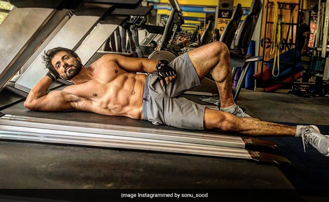 Only If Lying On A Treadmill Could Get Us Abs Like Sonu Sood