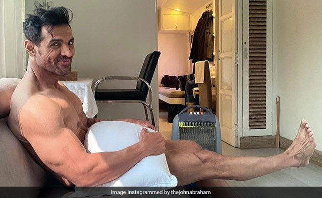 Just A Pic Of John Abraham "Waiting For Wardrobe." We Can't Even...
