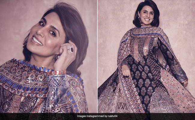 Neetu Singh Looks Regal In A Gorgeous Abu Jani-Sandeep Khosla <i>Anarkali</i>