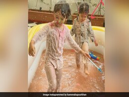 A Very Happy Holi From Taimur And Inaaya. See How They Celebrated The Festival A Very Happy Holi From Taimur And Inaaya. See How They Celebrated The Festival