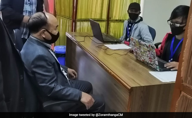 Mizoram Chief Minister Zoramthanga Gets Covid Vaccine