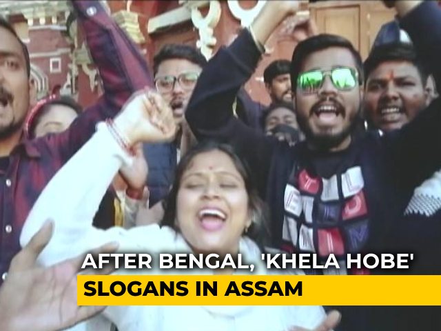 After Bengal, "Khela Hobe" Slogan In Assam