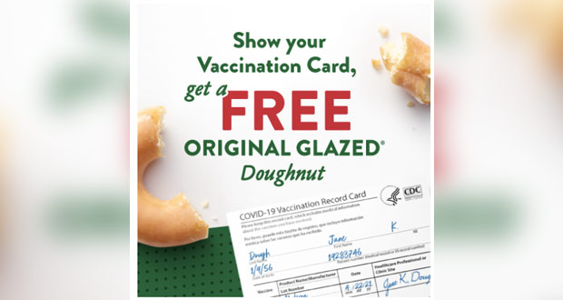 Krispy Kreme USA Is Giving 1 Free Doughnut To The Vaccinated; Twitter Reacts