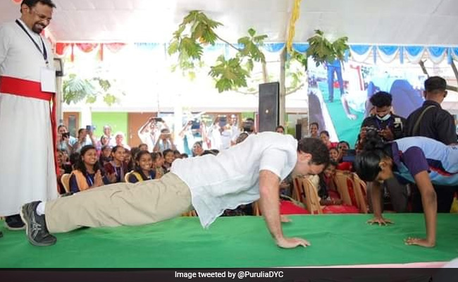 Blog: Rahul Gandhi's Image Makeover With Push Ups
