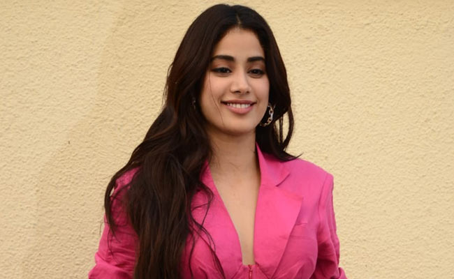Janhvi Kapoor Adds Colour To Spring Fashion In A Pink Mini Dress