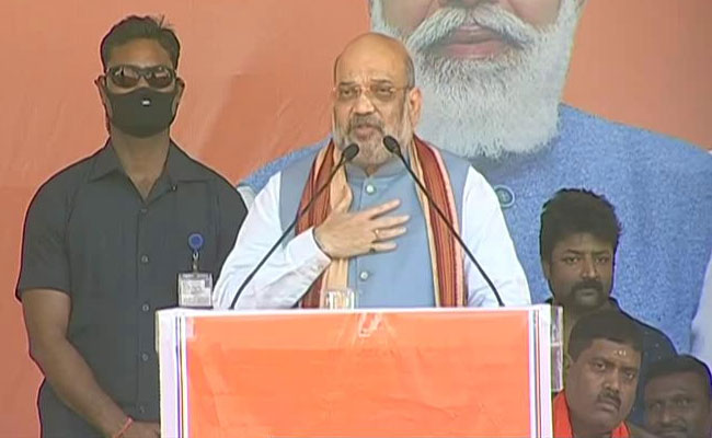 Amit Shah Tells Tamil Nadu To Reject "Corrupt, Dynastic" DMK, Congress