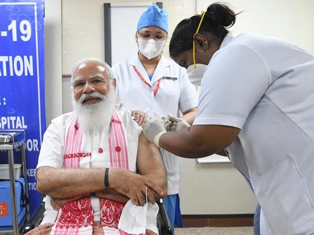 PM Modi Takes First Shot Of Covid Vaccine, And Other Top Stories