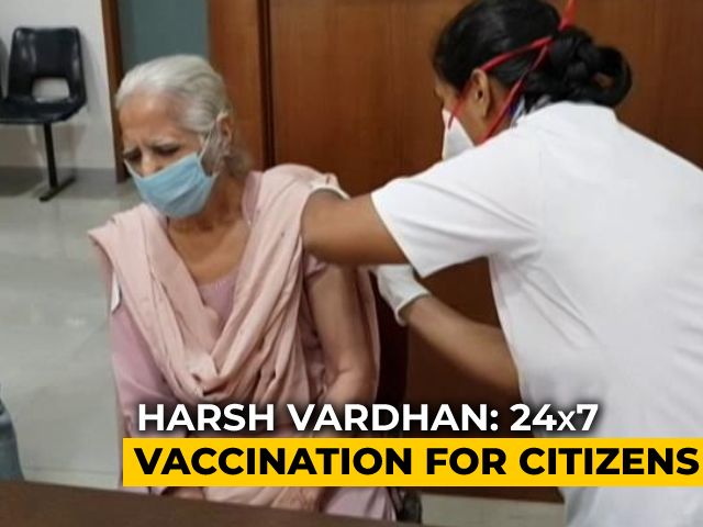 Get A Covid Vaccine Jab 24x7 At Your Convenience, Says Health Minister
