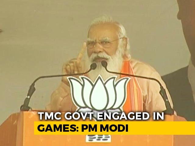 "TMC Believes In 'Transfer My Commission'": PM Attacks Mamata Banerjee