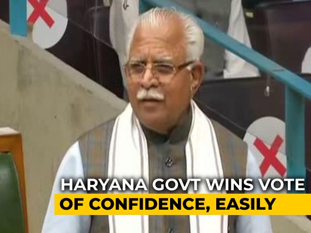 Despite Farmers' Protests And Congress Moves, BJP Wins Haryana Trust Vote