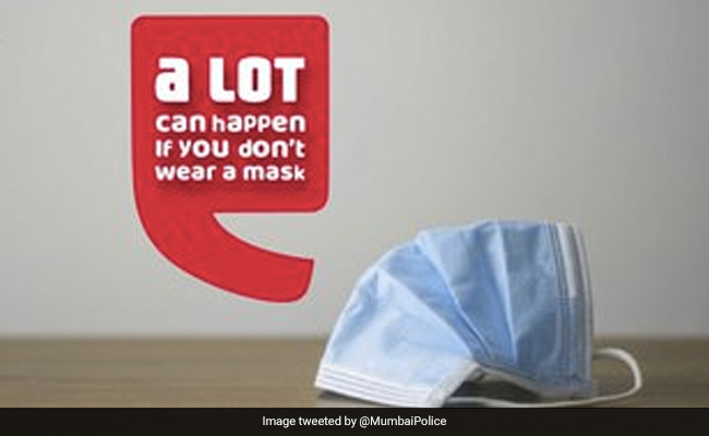 "A Lot Can Happen If...": Mumbai Police's Spin On Ads For Mask Awareness