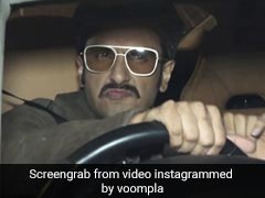 Ranveer Singh कर रहे थे ड्राइव, कैमरा देखते ही गाड़ी में बैठे- बैठे लगे झूमने...देखें Video