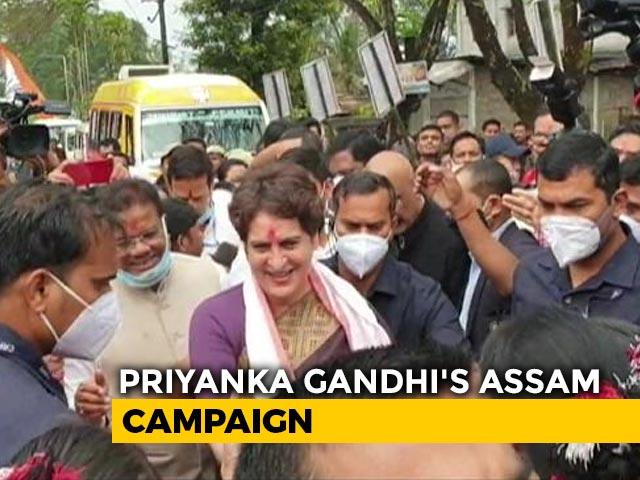 Congress's Priyanka Gandhi Vadra In Assam To Launch Poll Campaign