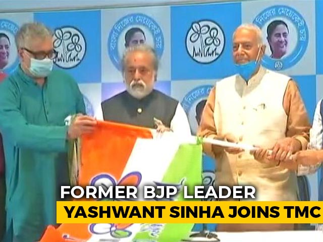 Yashwant Sinha, Ex-BJP Leader, Joins Trinamool Ahead Of Bengal Polls