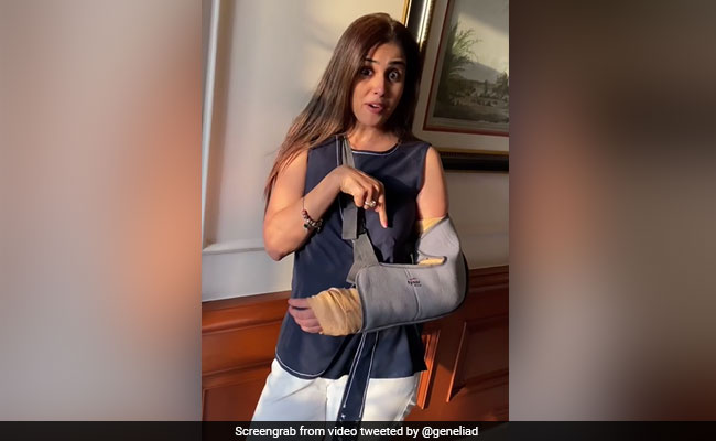 Genelia D'Souza Shares "Recovery Pawri Story" After Skating Injury