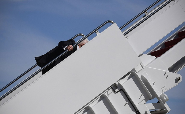"He Is Fine": Biden Stumbles Multiple Times As He Boards Air Force One