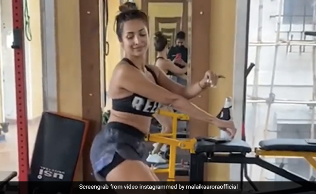 For A Change, Malaika Arora Is Not Working Out But Twerking In The Gym