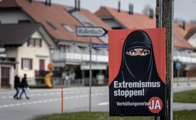 Switzerland Voters Agree To Outlaw Facial Coverings In "Burqa Ban" Vote