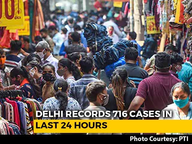 Delhi Records Over 700 Daily Covid Cases For First Time This Year