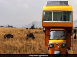 शख्स ने ऑटो रिक्शा की छत पर बनाया आलीशान घर, आनंद महिंद्रा बोले- 'बोलेरो पर ज्यादा अच्छा बनेगा...' शख्स ने ऑटो रिक्शा की छत पर बनाया आलीशान घर, आनंद महिंद्रा बोले- 'बोलेरो पर ज्यादा अच्छा बनेगा...'