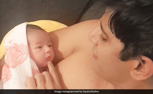 Karanvir Bohra "Loves The Way" His Daughter Gia Looks At Him. See His Post