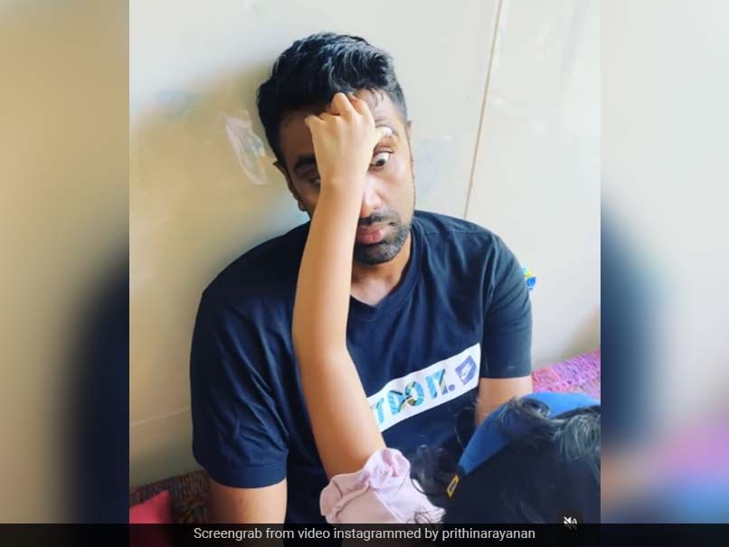 Watch: Ravichandran Ashwin Treated To Some "Love Torture" By Daughter In Adorable Video