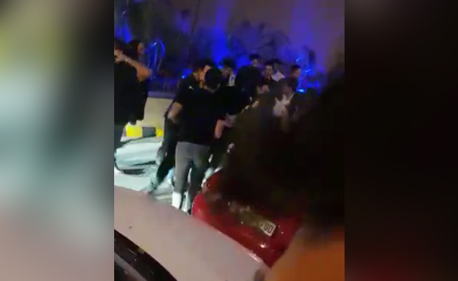 Group Fight Erupts Near Delhi Airport After Two Cars Scrape Each Other