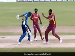 WI vs SL: रन आउट से बचने के लिए बल्लेबाज़ ने चली 'चाल', अंपायर ने फिर भी दे डाला आउट - देखें Video WI vs SL: रन आउट से बचने के लिए बल्लेबाज़ ने चली 'चाल', अंपायर ने फिर भी दे डाला आउट - देखें Video