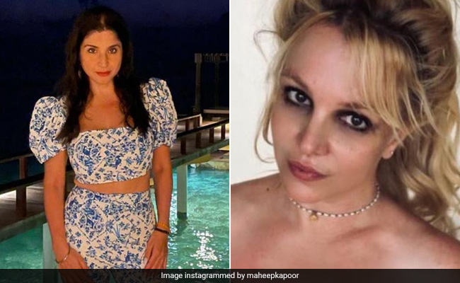 Maheep Kapoor Or Britney Spears - Who Wore It Better? Maheep Already Decided